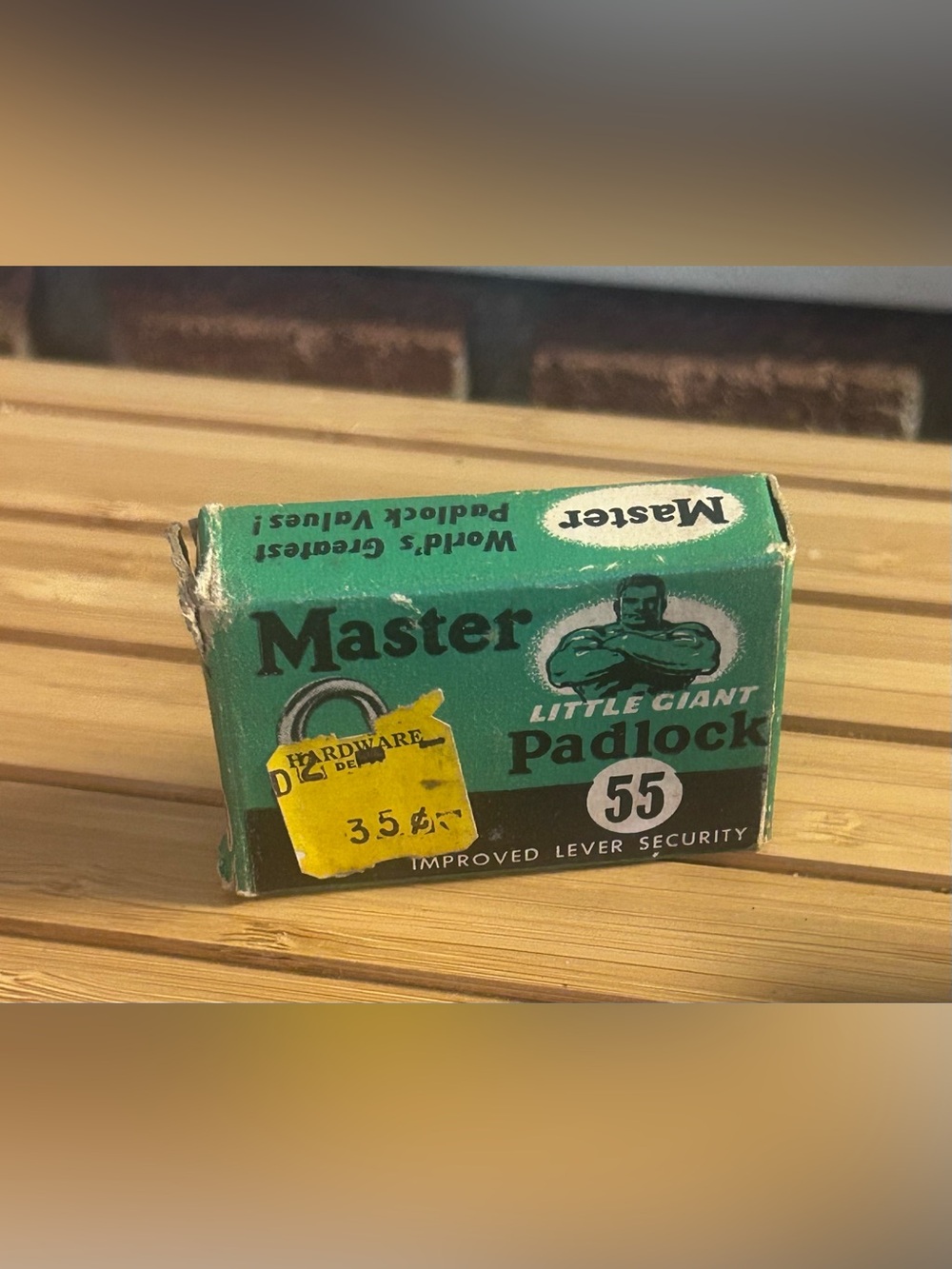 Masters Green Little Giant Padlock 55 Box
